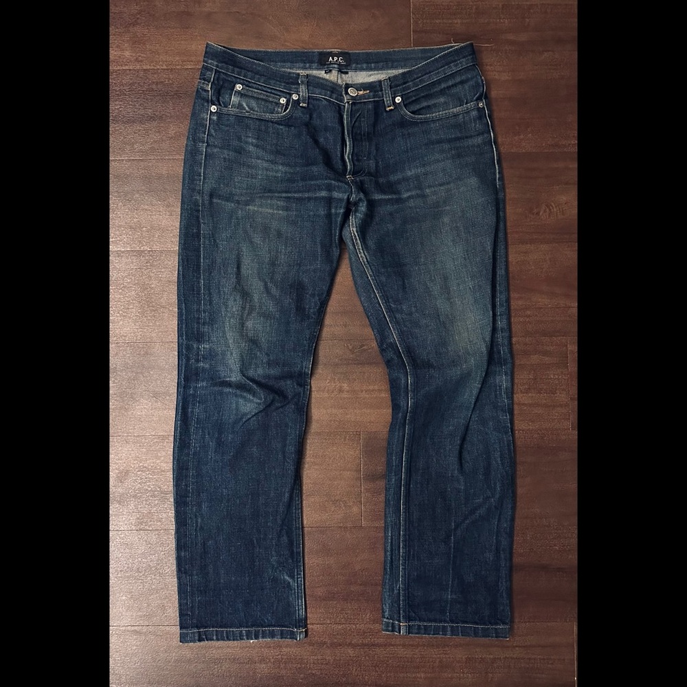 A.P.C. Standard Petite indigo denim size 33